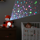 Peluche Zorro Espantacuco Con Luz Y Sonido Para Bebé Niño Niña