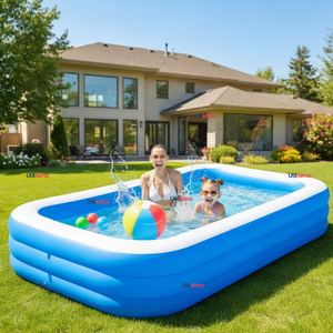 Piscina Inflable Rectangular 260x170x60 CM Color Azul