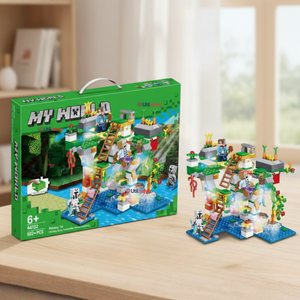 Juguete Bloques de Construcción My World Con Luces 562 Piezas Niño