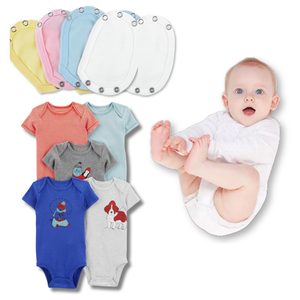 Pack 5 Unidades Extensor Body Bebé +Pack 5 Bodys Manga Corta Algodón Niño Perro Azul