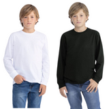 Camiseta Algodón Primera Capa Invierno Niño Cuello Redondo