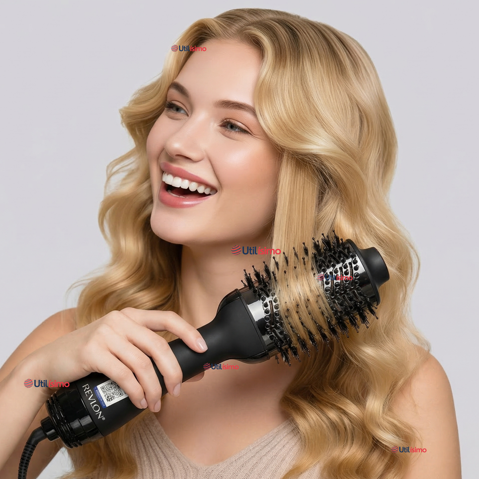 Cepillo Secador Alisador De Cabello One Step Revlon 800W Titanium