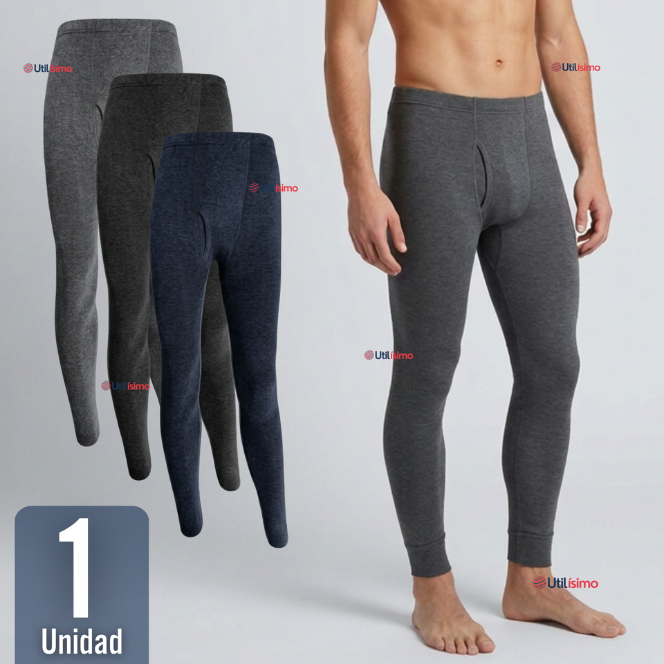Calza Polar Para Hombre Térmica Invierno Calzoncillo Largo