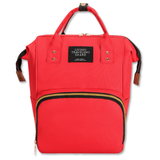Mochila Maternal Bolso Pañalera Nylon Bebé Diseño Unicolor Térmica e Impermeable