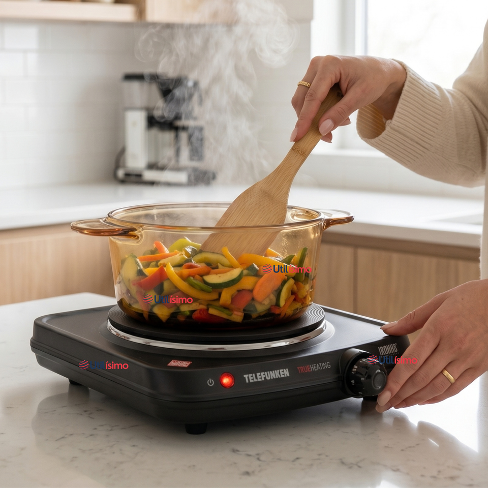 Cocinilla Eléctrica Telefunken Tf Ae5500 Color Negro