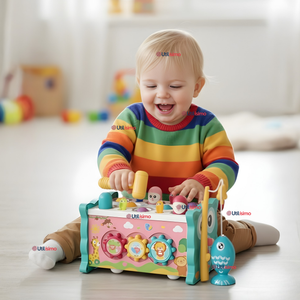 Juguete Tablero Multifuncional 8 En 1 Bebé Niño Niña Montessori