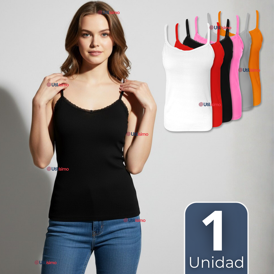 Camiseta Polera Pabilo Básica Lisa Transpirable Mujer Colores Surtidos