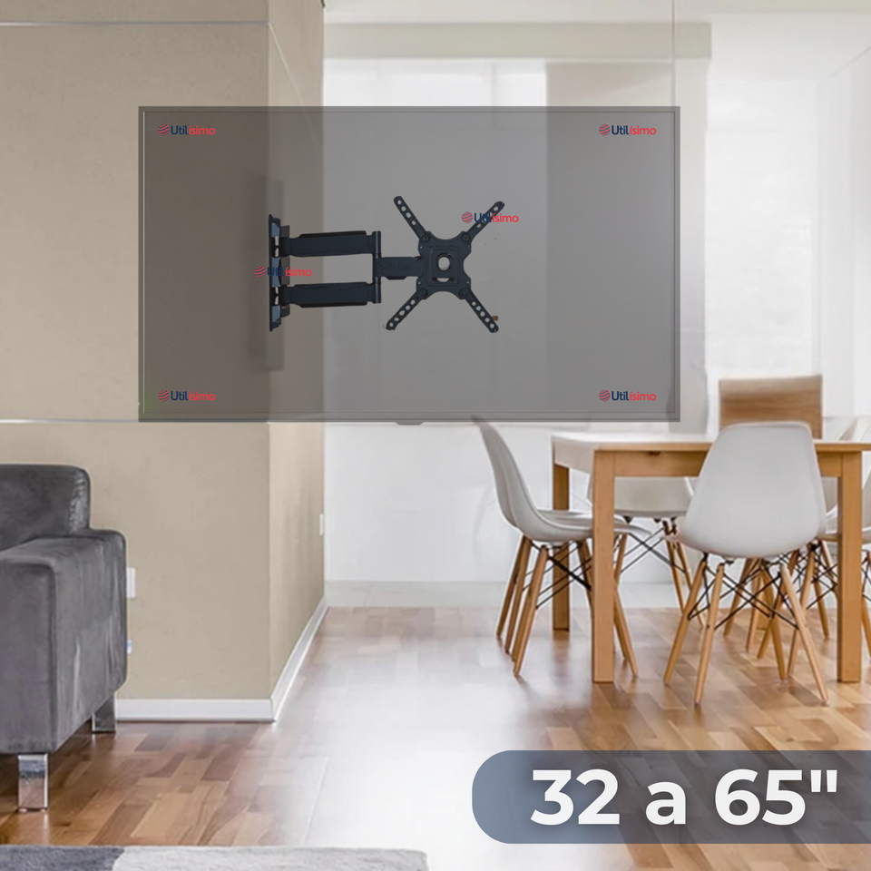 Soporte TV Pared Con Brazo 32 a 65 Pulgadas 32 39 40 42 43 49 50 55 60 65