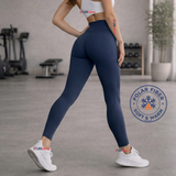 Calza Polar Con Chiporro Térmica Mujer Elásticada Navy Blue