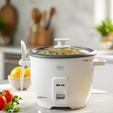 Arrocera Oster de 7 Tazas, con DiamondForce, CKSTRCB7DFWHT