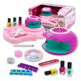 Kit De Manicura Con Lámpara  de Secado Juguete Niña