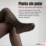 Calza Panty Efecto Piel Con Faja Polar Térmica Elasticada