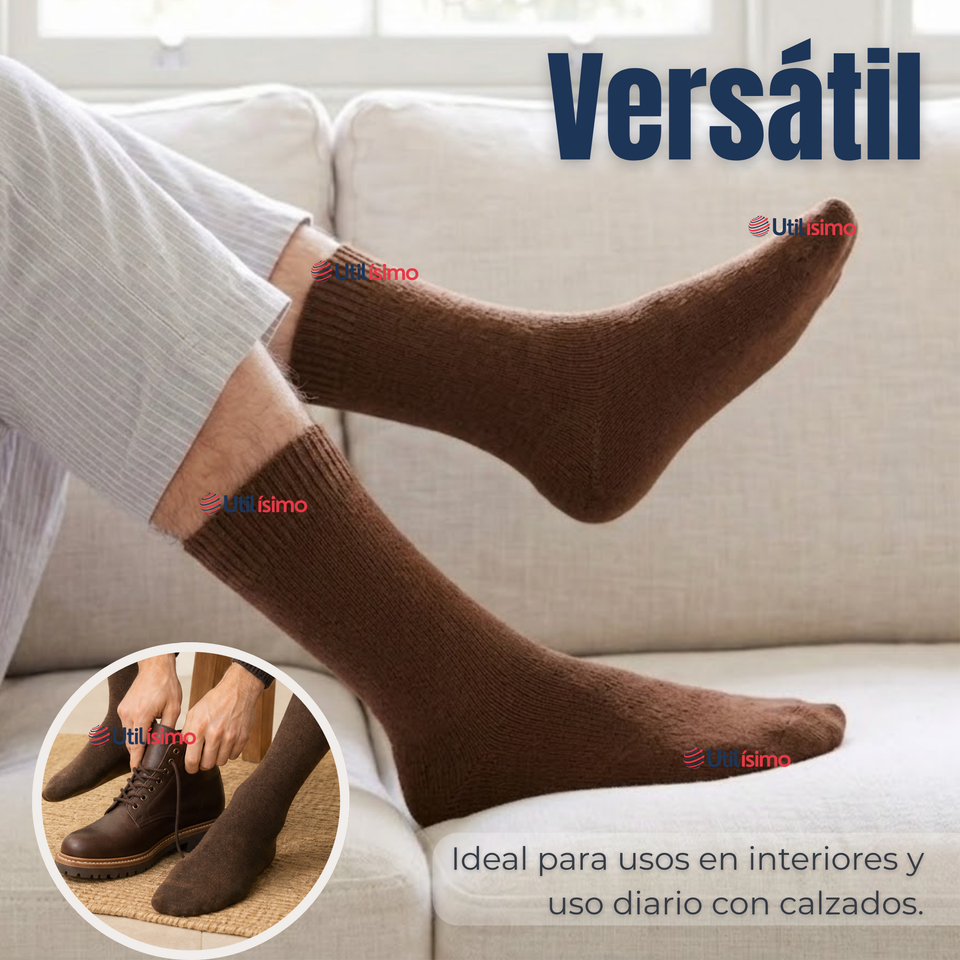 Pack 6 Pares Calcetines Térmicos Corte Alto Hombre Surtidos