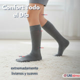 Pack 6 Calcetínes Escolares Corto Acrilico Gris Niño Juvenil
