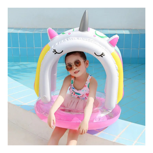 Flotador Unicornio con Techo Inflable New Line Bebés