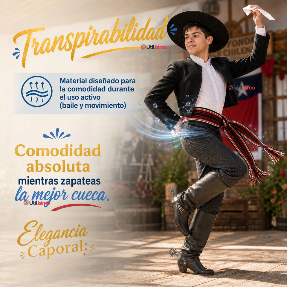 Faja Huaso Juvenil Fiestas Patrias Bailes Típico Multicolor