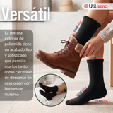 Calcetín Chiporro Mujer Ultra Térmico Negro Invierno Polar 1 Par