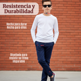 Camiseta Algodón Manga Larga Polera Primera Capa Blanco Niño