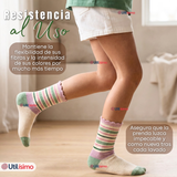 Pack 2 Pares De Calcetines Algodón Invierno Diseño Fritilla Surtido Niña 9-12
