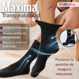 Pack 2 Pares Calcetines Diabéticos Hombre Algodón Suave Colores Surtidos Protección