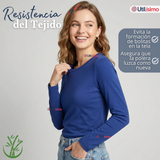 Camiseta Polera Bambú Primera Capa Manga Larga Colores Surtidos Mujer