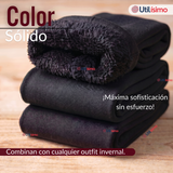 Calcetín Chiporro Mujer Ultra Térmico Negro Invierno Polar 1 Par