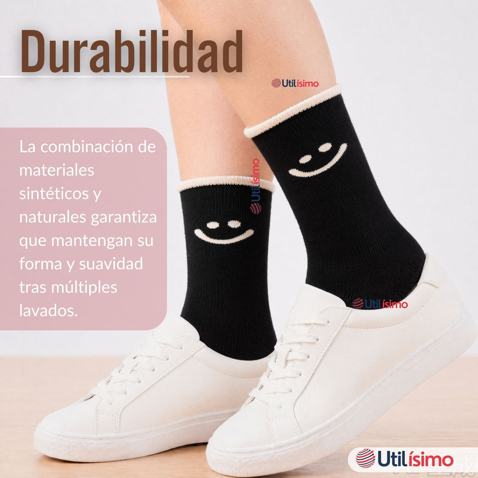 Calcetines Toalla Mujer Polar Surtidos Gruesos 1 Par