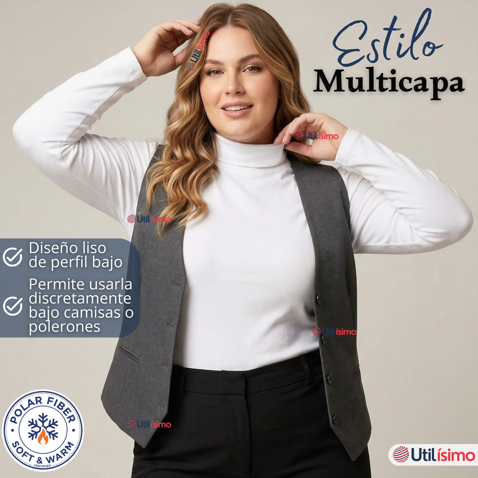 Pack 3 Camisetas Poleras Polar Primera Capa Cuello Beatle Manga Larga Blanco Negro Mujer