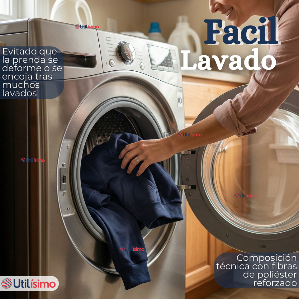 Conjunto Escolar Buzo Pantalón Y Polerón 100% Algodón Unisex Niños Azul 3 a 16 años