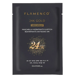 Pack 10 Mascarillas Hidratante Elastica Anti Edad 24k Flamenco 25ml