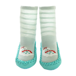 Calcetin Pantufla Antideslizante Niña Verde Jump Kids