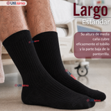 Pack 2 Pares Calcetines Diabéticos Hombre Algodón Suave Colores Surtidos Protección