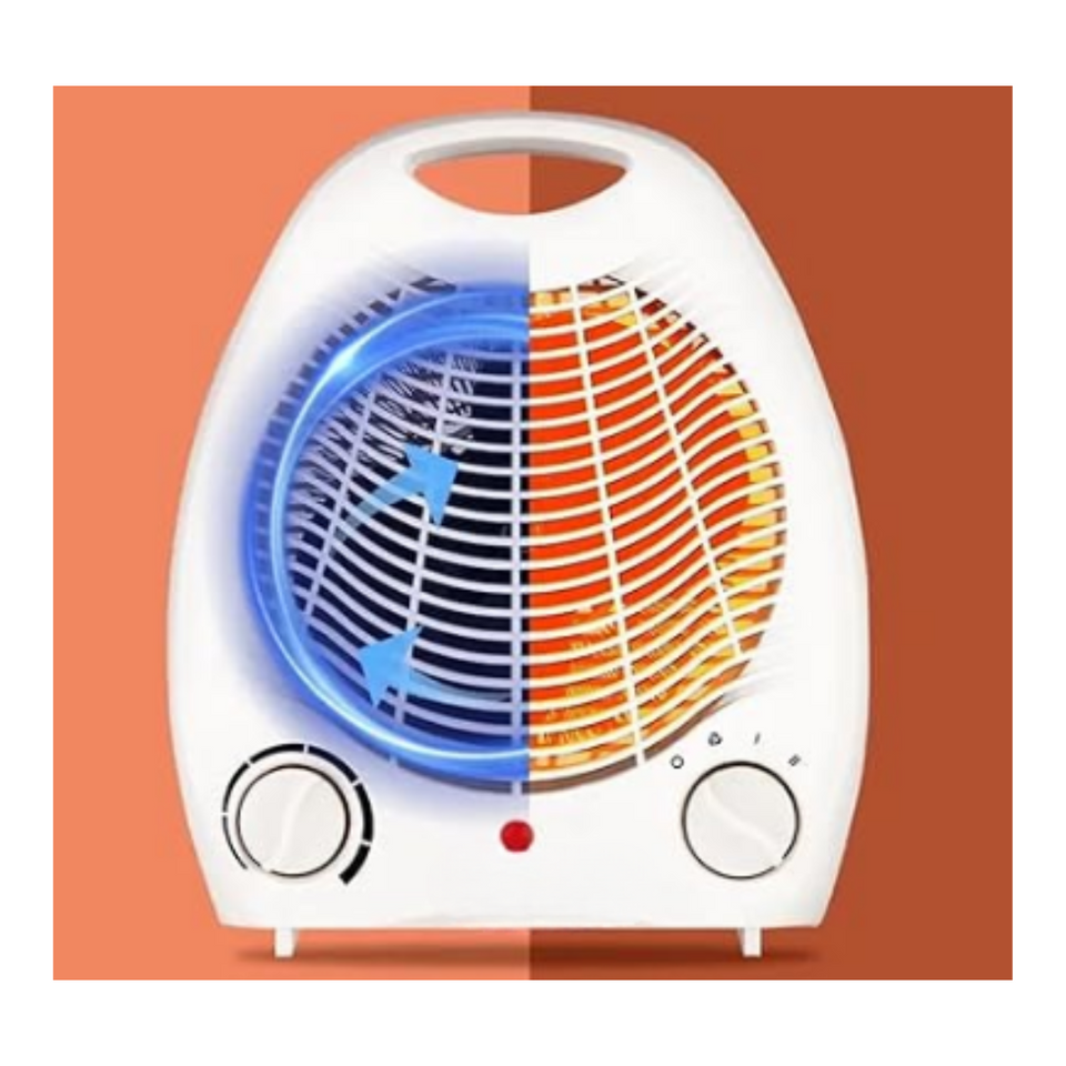 Termoventilador Calefactor Eléctrico 2000w Sistema Seguridad