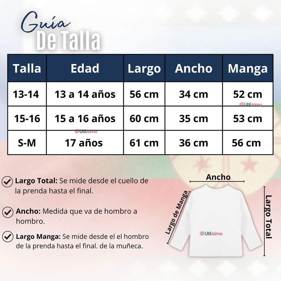 Traje Chilote Juvenil Negro Fiestas Patrias Con Polera 4 Piezas Tradicional Chilota
