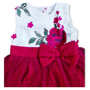 Vestido Floreado Sin mangas Bebé Niña 6 a 36 meses
