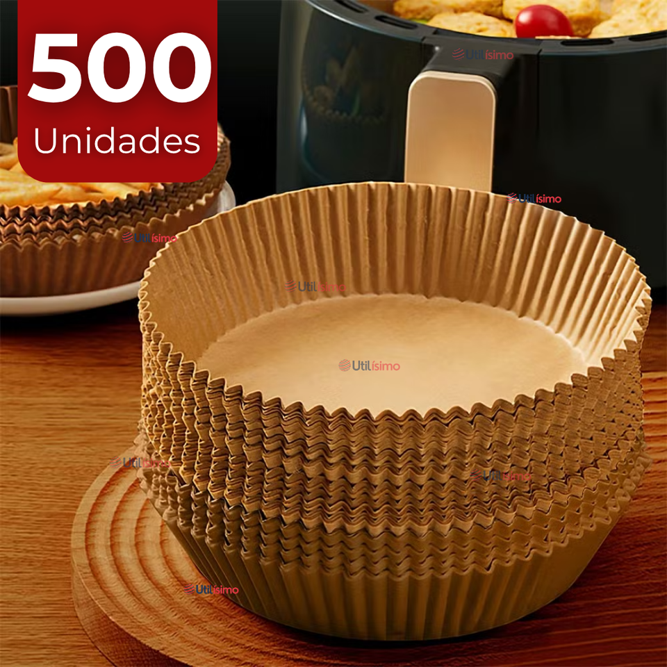 Kit De 500 Unidades Forros Desechables Antiadherentes Papel Para Freidora De Aire