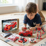 Auto Transformers Coche De Carreras Armable 203 Piezas Juguete Niño Modelos Y Colores Surtidos