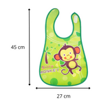 Pack 6 Baberos Plásticos Regulables Para Bebés Jump Kids