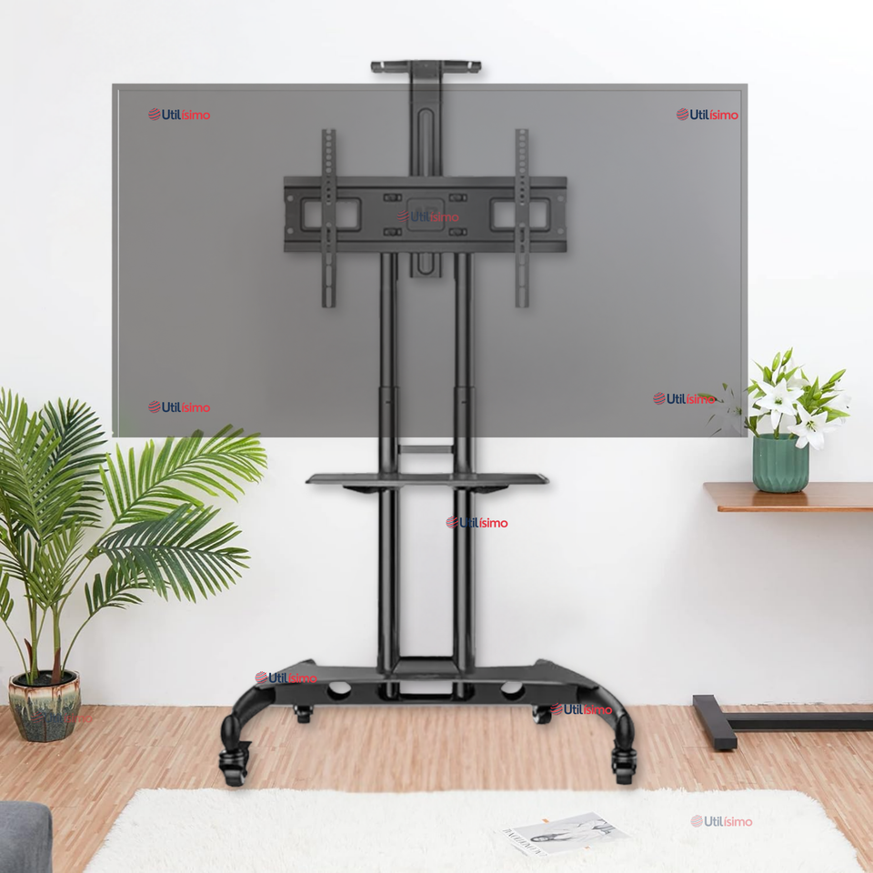 Soporte TV Portátil Con Ruedas 45Kg 32 a 75 Pulgadas 32 40 43 50 55 60 65 70 75