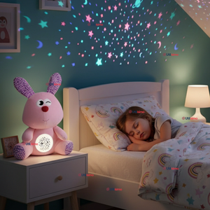 Peluche Conejo Espantacuco Con Luz Y Sonido Para Bebé Niño Niña