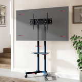 Soporte TV Grande Móvil Con Ruedas 32 a 75 Pulgadas 32 40 43 50 55 60 65 75
