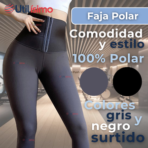 Calza Leggings Deportiva Tiro alto Con Faja Reductora Y Moldeadora Mujer