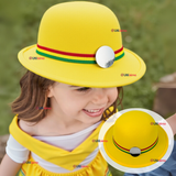 Sombrero Nortino Fiestas Patrias Gorro Niña Baile Danzas Amarillo
