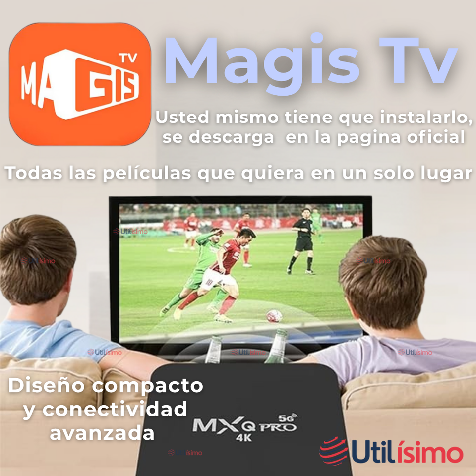 TV Box MXQPRO 4K 8GB Ram 128gb Wifi 5G Android