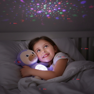 Peluche Mono Espantacuco Con Luz Y Sonido Para Bebé Niño Niña