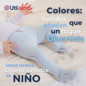 Pack 6 Pantys Primera Capa Unicolor Surtidos Ballerina Niño