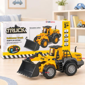Excavadora Juguete Infantil Camión De Luces y Sonidos Interactivo Niño