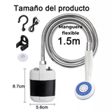 Ducha Portátil Recargable USB Camping Exteriores Ducha Al Aire Libre