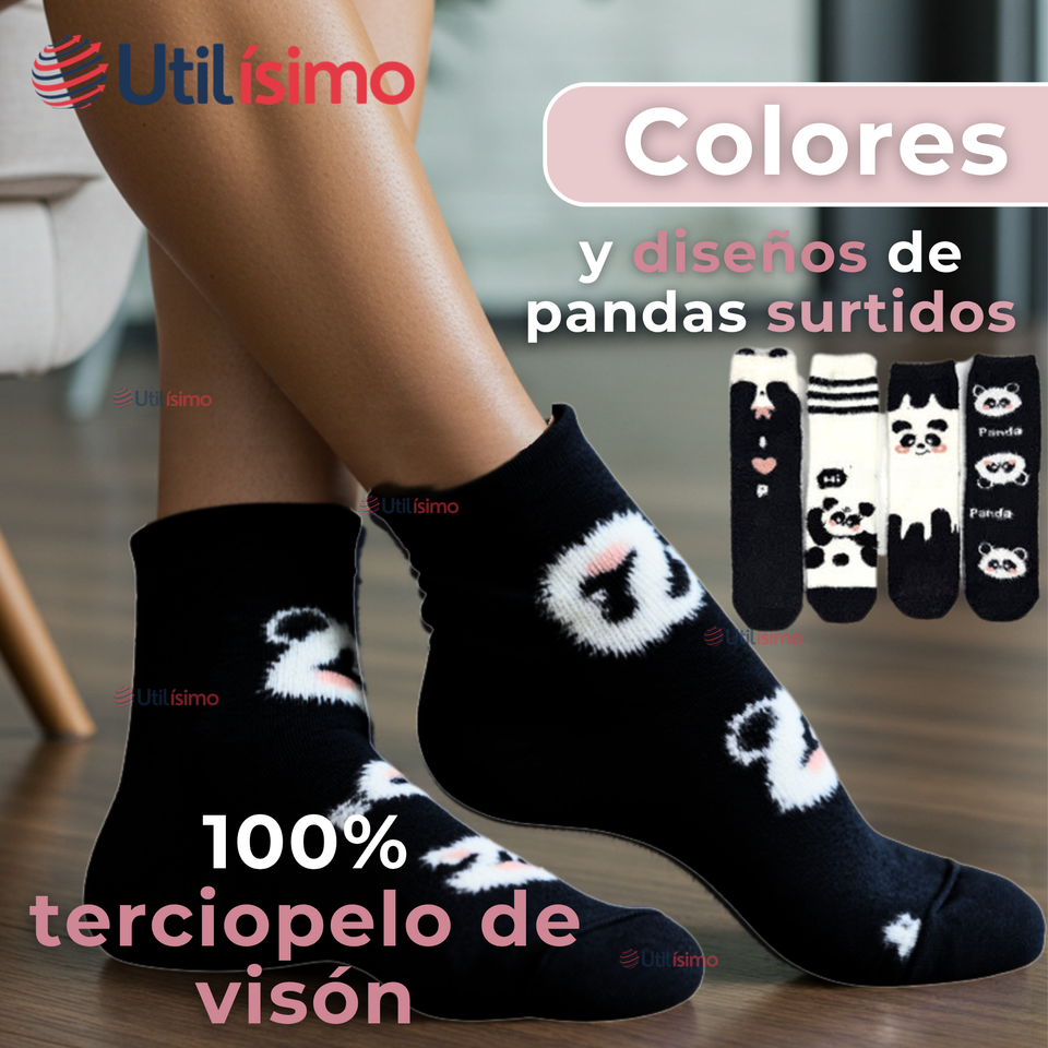 Pack 3 Calcetines Térmicos Extra Suaves Terciopelo de Visón Lola Teen Surtido