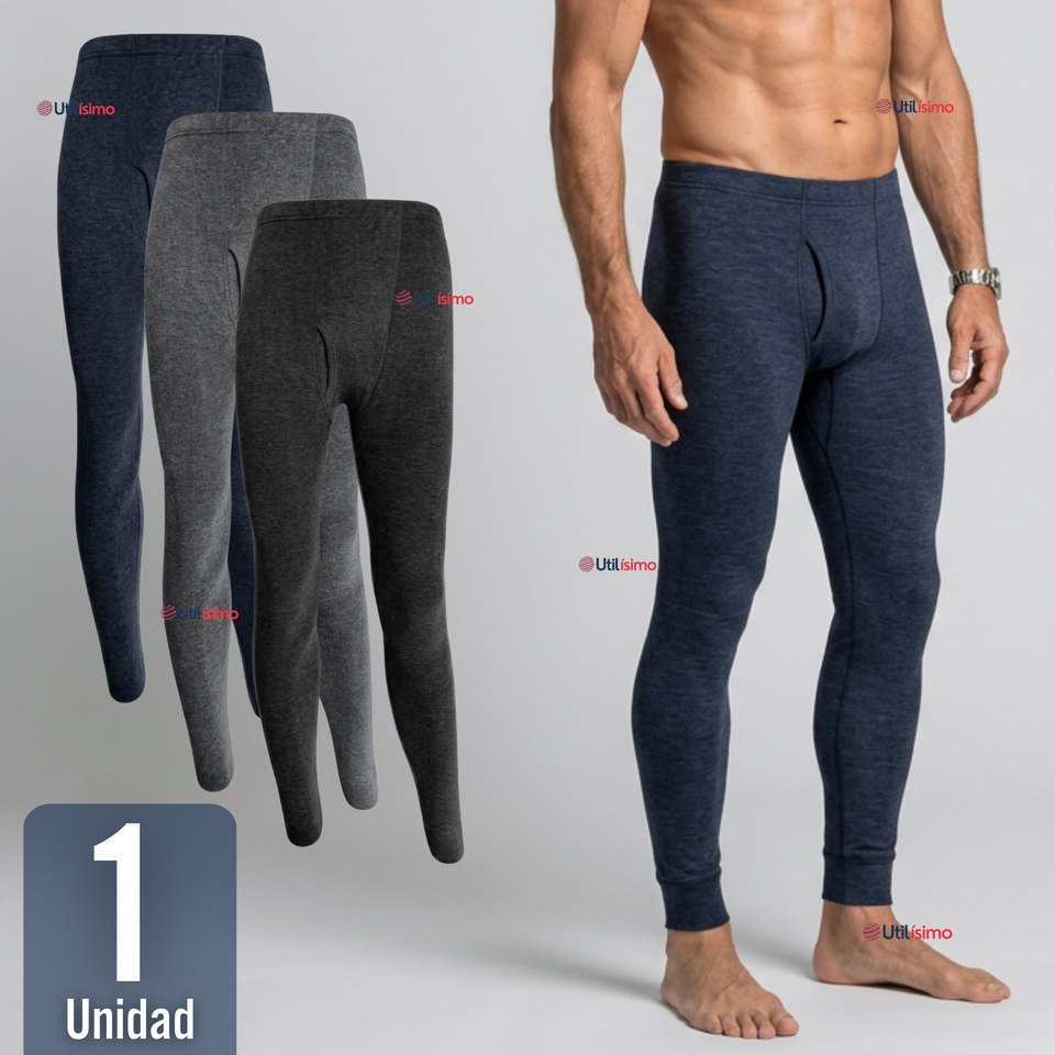 Calza Polar Para Hombre Térmica Invierno Calzoncillo Largo